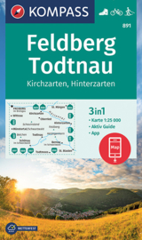 Wandelkaart Feldberg - Todtnau | Kompass 891 | 1:25.000 | ISBN 9783991212812