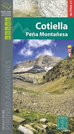 Wandelkaart Cotiella - Pena Montanesa | Editorial Alpina | Centrale Pyreneeën | 1:25.000 | ISBN 9788480906098