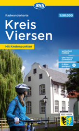 Fietskaart Radwandern in Kreis Viersen | ADFC regionalkarte | ISBN 9783969901212