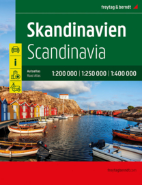 Wegenatlas Scandinavië | Freytag & Berndt Skandinavien Road Atlas | ISBN 9783707922523
