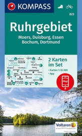 Wandelkaart Ruhrgebiet - 2 delige set | Kompass 823 | 1:35.000 | ISBN 9783991214212
