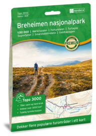 Wandelkaart Breheimen 3011 | Nordeca | 1:50.000 | ISBN 7046660030110