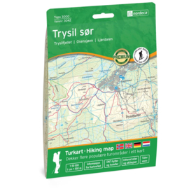 Wandelkaart Trysil Zuid  | 1:50.000 | Nordeca - TOPO 3000 | ISBN 7046660030424