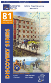 Wandelkaart Ordnance Survey / Discovery series | Cork / Waterford 81 | ISBN 9781912140725