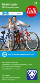 Fietskaart Groningen met Lauwersmeer 01 | Falk | 1:50.000 | ISBN 9789028705302