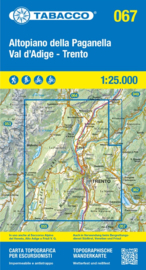 Wandelkaart Altopiano della Paganella / C. Brenta / L. di Tovel | Tabacco 67 | 1:25.000 | ISBN 9788883151989