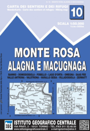 Wandelkaart Monte Rosa - Alagna Valeisa | IGC nr.10 | 1:50.000 | ISBN 9788896455135
