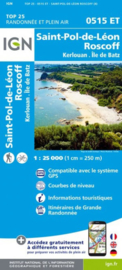 Wandelkaart 0515ET - 0515 ET St.Pol-de-Léon, Roscoff, Brignogan-Plage, Plouescat, Cléder | Bretagne