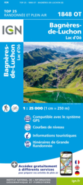 Wandelkaart Bagnères de Luchon, Hospice de France, Superbagnères, Col de Peyresourde | Pyreneeën | IGN 1848OT - IGN 1848 OT | ISBN 9782758552093