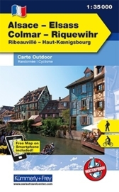 Wandelkaart Vogesen - Elsass / Colmar - Riquewihr | Kümmerly & Frey 01 | 1:35.000 | ISBN 9783259007259