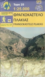 Wandelkaart Frangokastelo-Plakias -Kreta | Anavasi 11.17 | 1:25.000 | ISBN 9789609412216