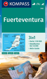 Wandelkaart Fuerteventura | Kompass 240 | 1:50.000 | ISBN 9783990448731