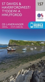 Wandelkaart Ordnance Survey | St David’s & Haverfordwest 157 | ISBN 9780319262559