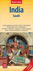 Wegenkaart India Zuid | Nelles |  1:1,5 miljoen | ISBN 9783865745026