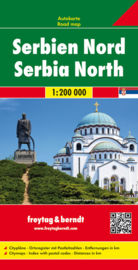 Wegenkaart - Fietskaart Servie Noord - Serbia North | Freytag & Berndt | 1:200.000 | ISBN 9783707912777