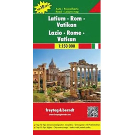 Wegenkaart Lazio - Latium - Vatican | Freytag & Berndt | ISBN 9783707914900