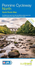 Fietskaart Pennine Cycleway North Cycle Map | Sustrans | 1:110.000 | ISBN 9781910845356