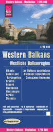 Wegenkaart Westelijke Balkan - Westliche Balkanregion | 1:725.000 | Reise Know-How Verlag | ISBN 9783831773107