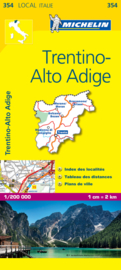 Wegenkaart - Fietskaart Südtirol - Trentino | Michelin 354 | 1:200.000 | ISBN 9782067127166