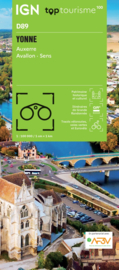Wegenkaart - fietskaart Yonne - Auxerre Avallon Sens | IGN D89 | ISBN 9782758556527