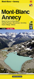 Wandelkaart Mont Blanc regio | Libris - Didier Richard | 1:60.000 | ISBN 9782344008041