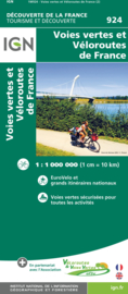 Fietskaart Frankrijk - overzichtskaart LF routes | IGN | ISBN 9782758547938