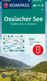 Wandelkaart Ossiacher See-Feldkirchen in Kärnten | Kompass 62 | 1:50.000 | ISBN 9783991541769