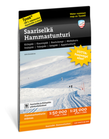 Wandelkaart Saariselkä - Hammastunturi | Calazo Verlag | 1:25.000 / 1:50.000 | ISBN 9789188335739