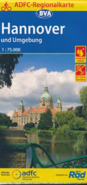 Fietskaart  Hannover en omgeving | ADFC regionalkarte | ISBN 9783870738426