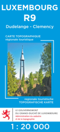 Wandelkaart Dudelange / Clemency | Topografische dienst Luxembourg 09 | ISBN 5425013060455