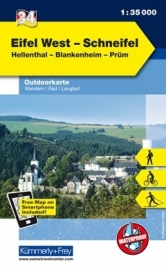 Wandelkaart Eifel West - Schneifel | Kümmerly & Frey 34 | 1:35.000 | ISBN 9783259009857