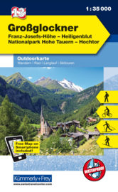 Wandelkaart Grossglockner | Kümmerly & Frey | 1:35.000 | ISBN 9783259007228