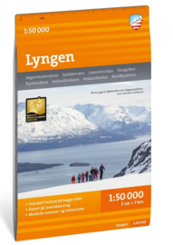 Wandelkaart Lyngen | Calazo Forlag | 1:50.000 | ISBN 9789189371569
