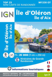 Wandelkaart Ile d'Oléron / Ile d'Aix Mini | Franse Atlantische Kust | IGN M1330OT - IGN M1330 OT | ISBN 9782758553113