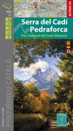 Wandelkaart Serra Del Cadi - Pedraforca | Editorial Alpina | Ten Z van Andorra | 1:25.000 | ISBN 978848098498