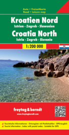 Wegenkaart Kroatië Noord | Freytag & Berndt | 1:200.000 | ISBN 9783707904598