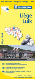 Wegen- en Fietskaart Luik - Liége | Michelin 376 | 1:150.000 | ISBN 9782067185333