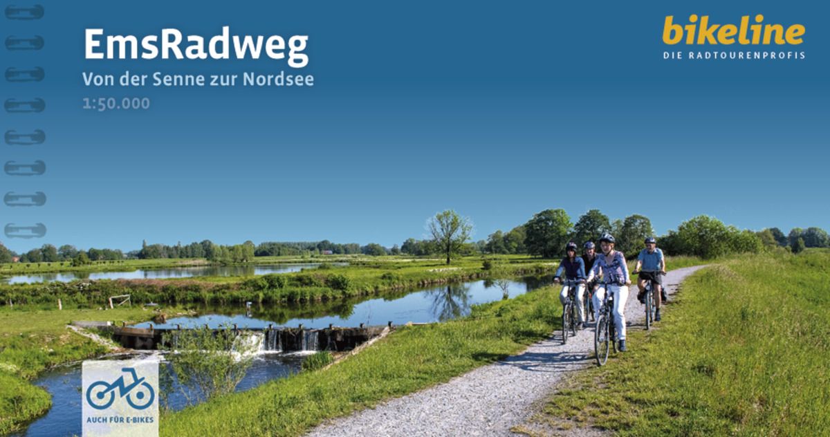 Fietsgids EmsRadweg  - 382 km. | Bikeline | ISBN 9783711102942
