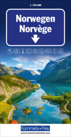 Wegenkaart  Noorwegen - Norwegen | Kummerley & Frey | 1:750.000 | ISBN 9783259018309