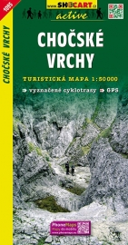 Wandelkaart Slowakije  - Chocske Vrchy | 1:50 000 | Shocart 1095 | ISBN 9788072244737