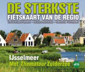 Fietskaart Sterkste kaart van de regio : IJsselmeer met Zuiderzeeroute | Buijten & Schipperheijn | ISBN 9789463692724