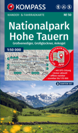 Wandelkaart Hohe Tauern Nationalpark | Kompass 50 | 1:50.000 | ISBN  9783991545354