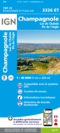 Wandelkaart Champagnole, Lac de Chalain, Pic de L`Aigle | Jura | IGN 3326ET - IGN 3326 ET | ISBN 9782758555919