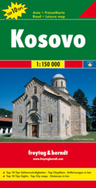 Wegenkaart Kosovo | Freytag & Berndt | 1:150.000 | ISBN 9783707912791