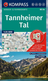 Wandelkaart Tannheimer Tal | Kompass 04 | 1:35.000 | ISBN 9783991542698