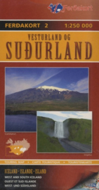 Wegenkaart Sudvesturland - Zuidwest IJsland | Ferdakort nr.2  | 1:250.000 | ISBN 9789979672005