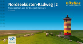 Fietsgids Nordseeküsten Radweg 2 : Ems - Hamburg - 564 km. | Bikeline ISBN 9783711102829