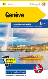 Wandelkaart  Geneve - Genf |  Kümmerly + Frey 21 | 1:60.000 | ISBN 9783259022214