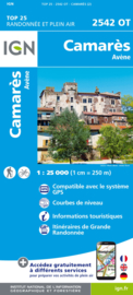 Wandelkaart Camarès - Avène  |  IGN 2542OT - IGN 2542 OT | ISBN 9782758548713