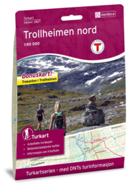 Wandelkaart Trollheimen Noord -  Trollheimen Nord | Nordeca 2827 | 1:50.000 | ISBN 7046660028278